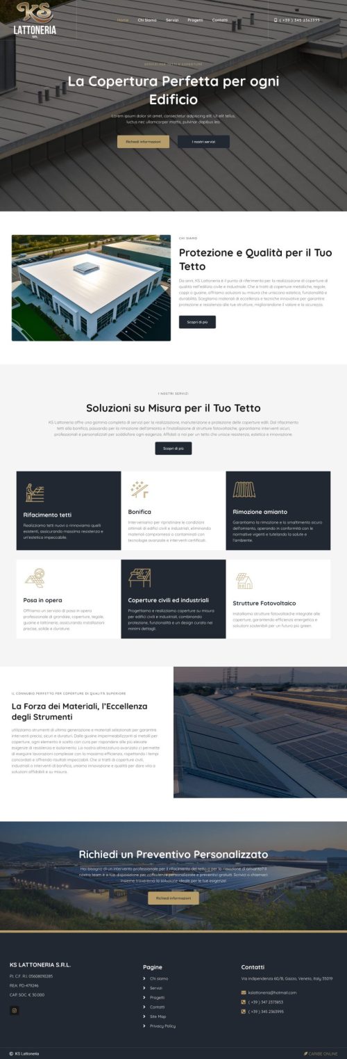 Realizzazione sito internet Padova e Venezia, web agency Caribe