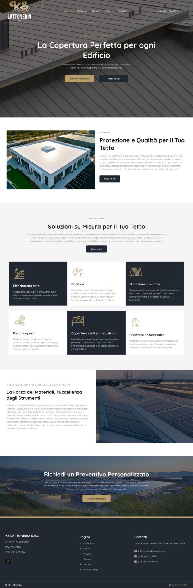 Realizzazione sito internet Padova e Venezia, web agency Caribe